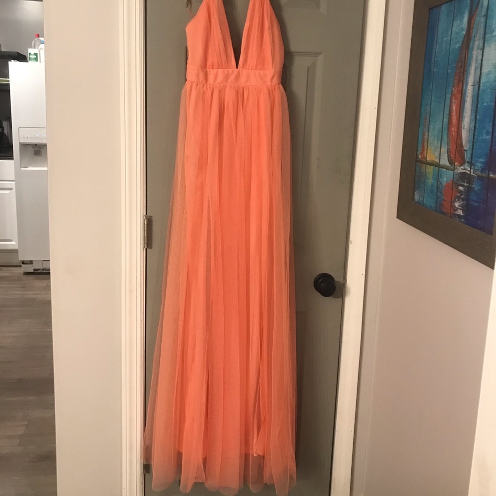 Vici Maxi Dress in Coral